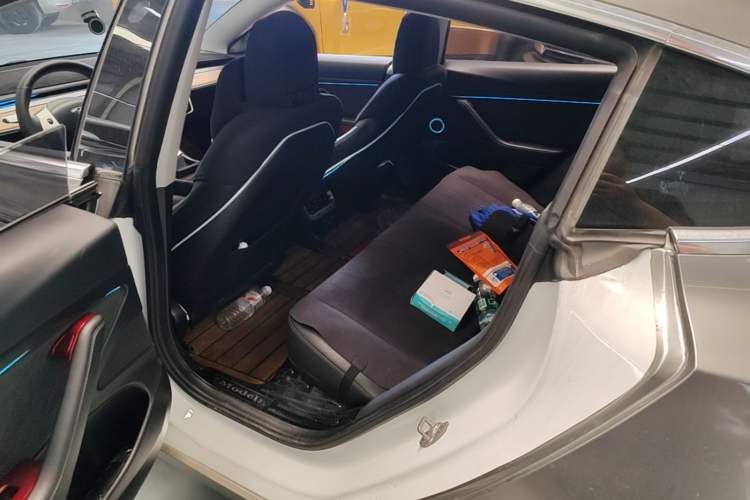 Used Tesla Model 3 2019 Standard Range Rear-Drive Upgraded Version Left Rear Seat