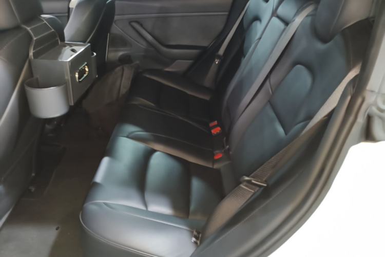 Used Tesla Model 3 2019 Long-Range All-Wheel-Drive Version Left Rear Seat