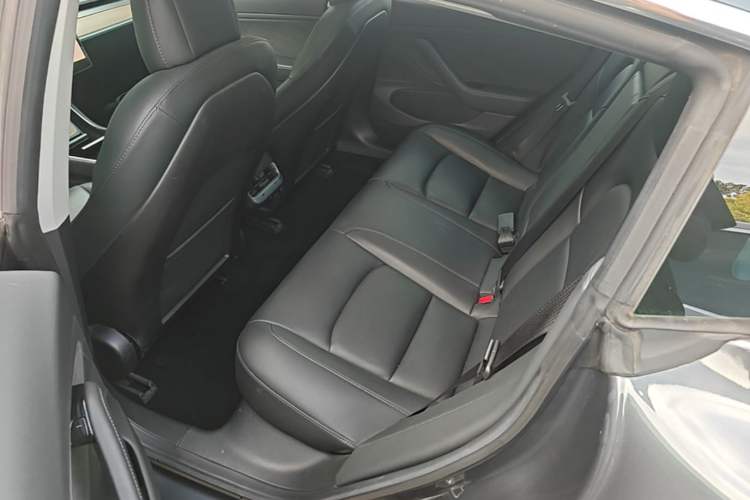 Used Tesla Model 3 2019 Long-Range All-Wheel-Drive Version Left Rear Seat