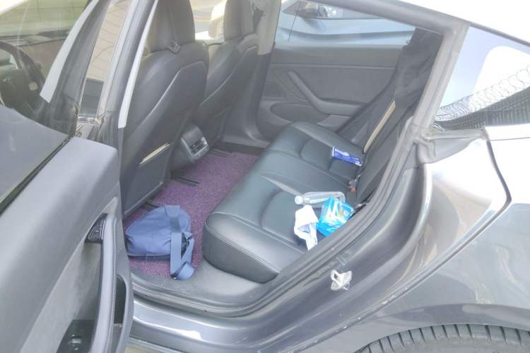 Used Tesla Model 3 2019 Long-Range Rear-Wheel-Drive Version Left Rear Seat