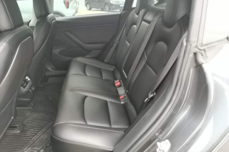 Used Tesla Model 3 2019 Performance High-Performance All-Wheel-Drive Version Left Rear Seat