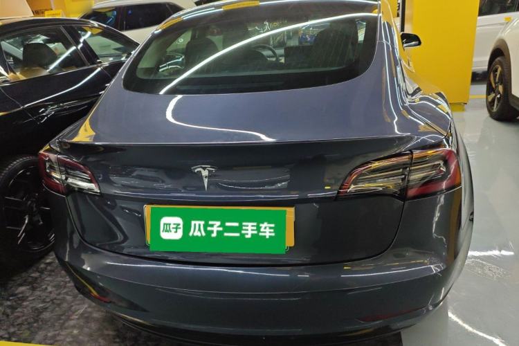 Used Tesla Model 3 2019 Long-Range Rear-Wheel-Drive Version Rear