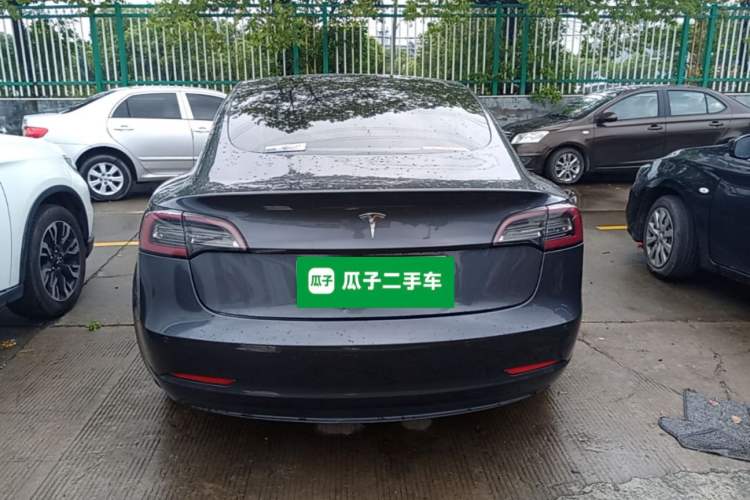 Used Tesla Model 3 2019 Long-Range Rear-Wheel-Drive Version Rear