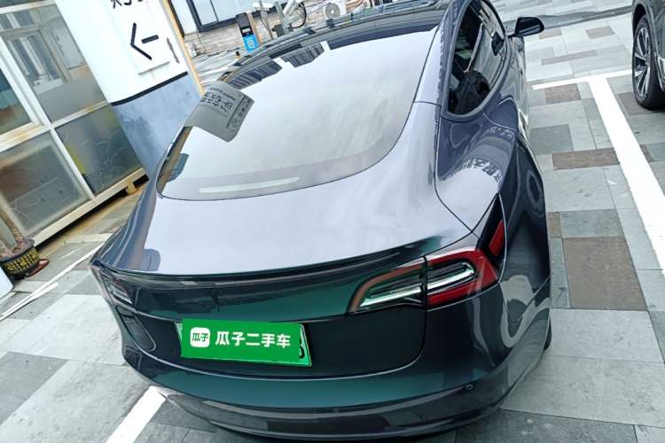 Used Tesla Model 3 2019 Long-Range Rear-Wheel-Drive Version Rear