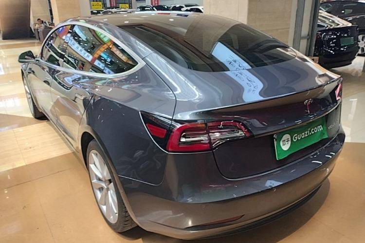 Used Tesla Model 3 2019 Standard Range Rear-Drive Upgraded Version Rear Left 45 Deg