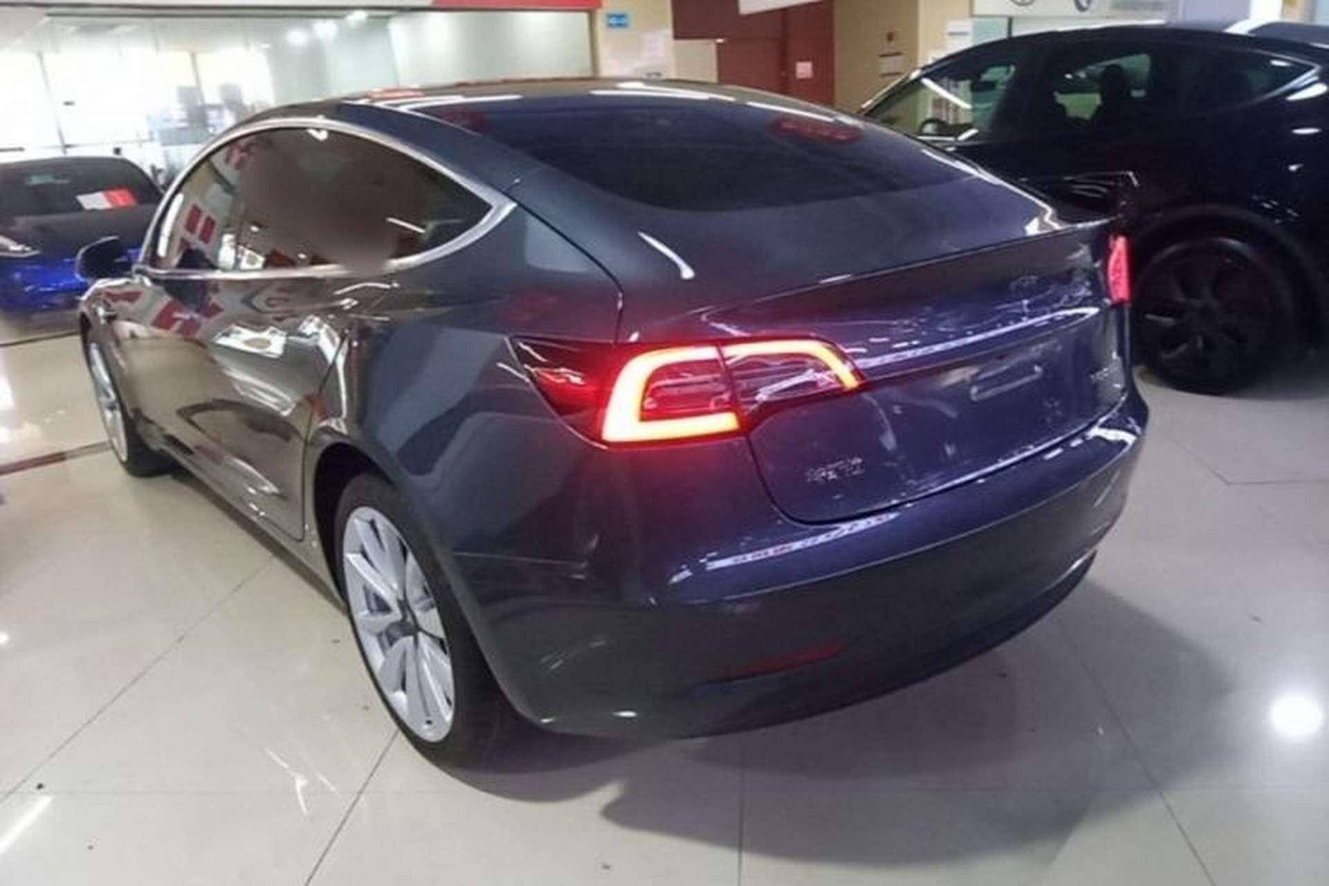 Used Tesla Model 3 2019 Standard Range Rear-Drive Upgraded Version Rear Left 45 Deg