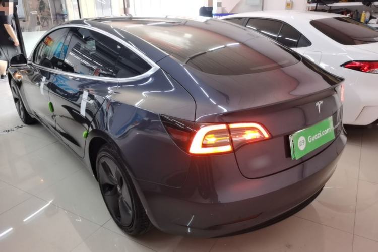 Used Tesla Model 3 2019 Standard Range Rear-Drive Upgraded Version Rear Left 45 Deg