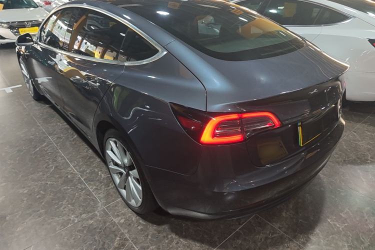 Used Tesla Model 3 2019 Standard Range Rear-Drive Upgraded Version Rear Left 45 Deg