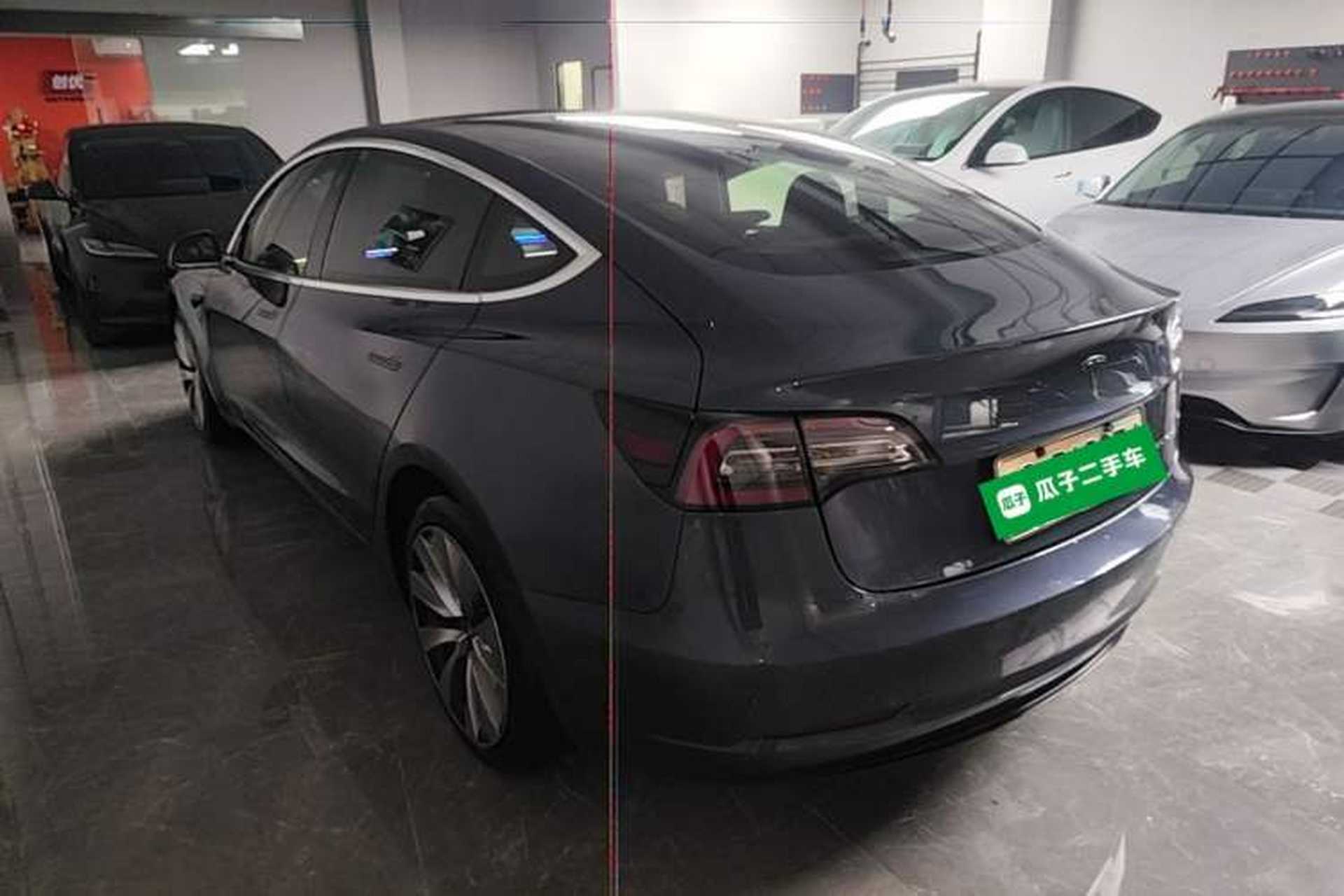 Used Tesla Model 3 2019 Long-Range All-Wheel-Drive Version Rear Left 45 Deg