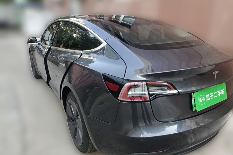 Used Tesla Model 3 2019 Standard Range Rear-Drive Upgraded Version Rear Left 45 Deg