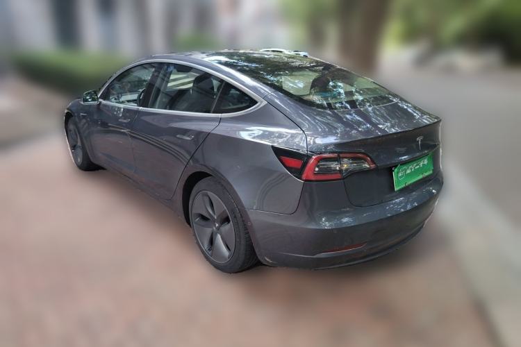 Used Tesla Model 3 2019 Standard Range Rear-Wheel Drive Upgraded Version (60 kWh) Rear Left 45 Deg