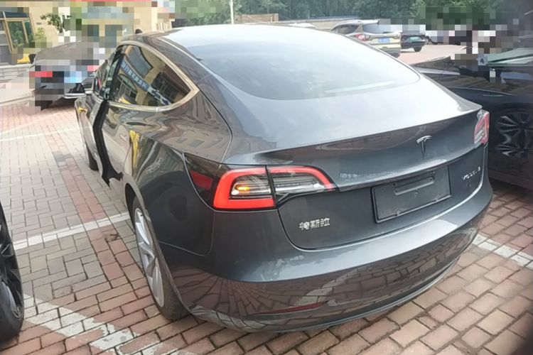 Used Tesla Model 3 2019 Standard Range Rear-Drive Upgraded Version Rear Left 45 Deg
