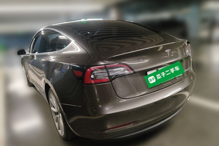 Used Tesla Model 3 2019 Standard Range Rear-Drive Upgraded Version Rear Left 45 Deg