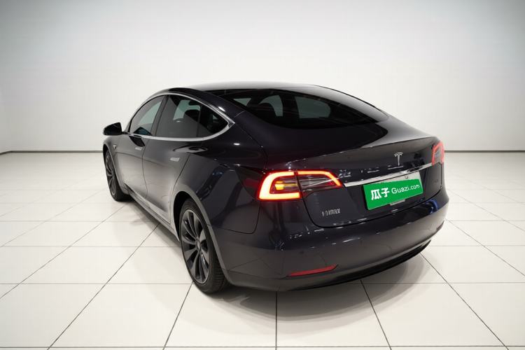 Used Tesla Model 3 2019 Standard Range Rear-Drive Upgraded Version Rear Left 45 Deg