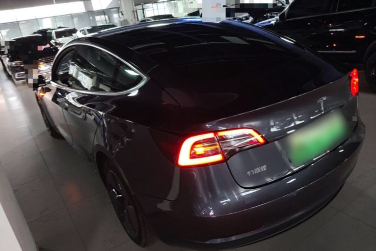 Used Tesla Model 3 2019 Standard Range Rear-Drive Upgraded Version Rear Left 45 Deg