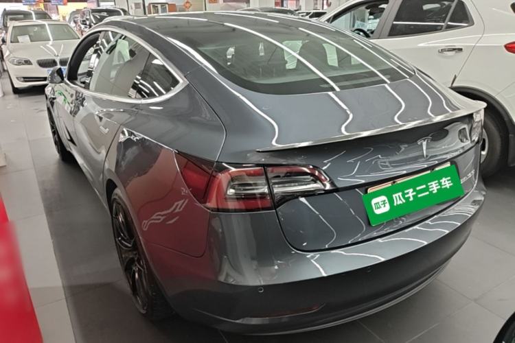Used Tesla Model 3 2019 Performance High-Performance All-Wheel-Drive Version Rear Left 45 Deg