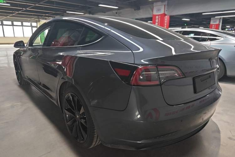 Used Tesla Model 3 2019 Standard Range Rear-Drive Upgraded Version Rear Left 45 Deg