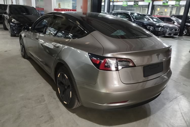Used Tesla Model 3 2019 Long-Range All-Wheel-Drive Version Rear Left 45 Deg
