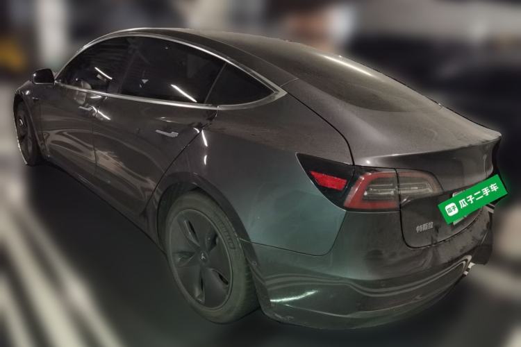 Used Tesla Model 3 2019 Standard Range Rear-Drive Upgraded Version Rear Left 45 Deg