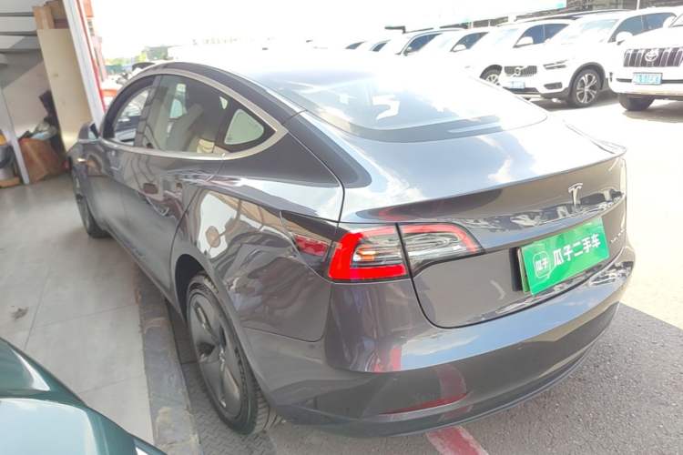 Used Tesla Model 3 2019 Long-Range All-Wheel-Drive Version Rear Left 45 Deg