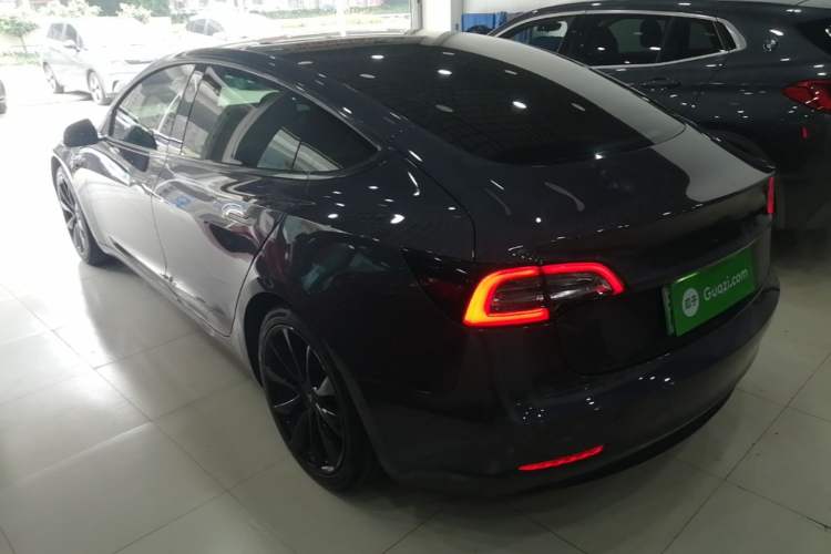 Used Tesla Model 3 2019 Standard Range Rear-Drive Upgraded Version Rear Left 45 Deg