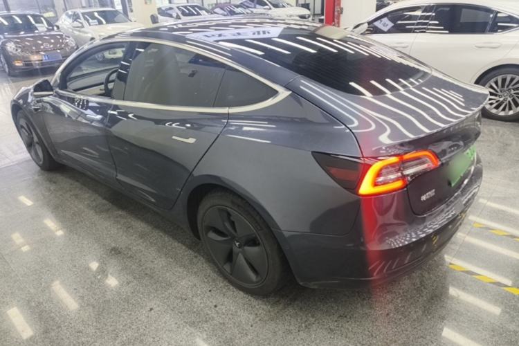 Used Tesla Model 3 2019 Standard Range Rear-Drive Upgraded Version Rear Left 45 Deg
