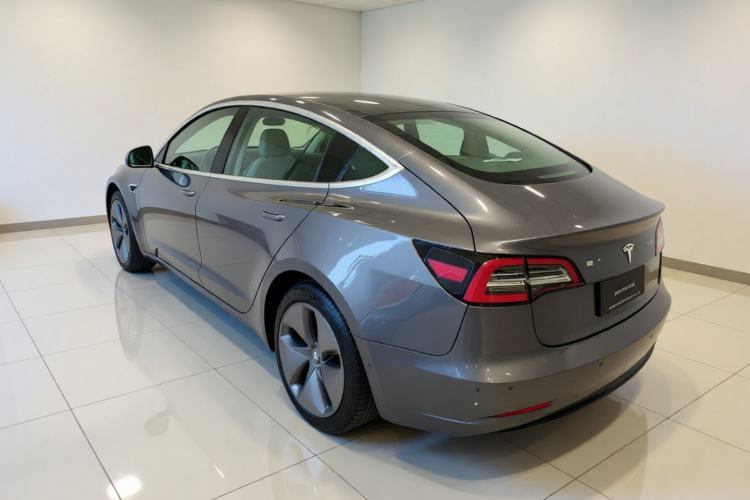 Used Tesla Model 3 2019 Long-Range All-Wheel-Drive Version Rear Left 45 Deg