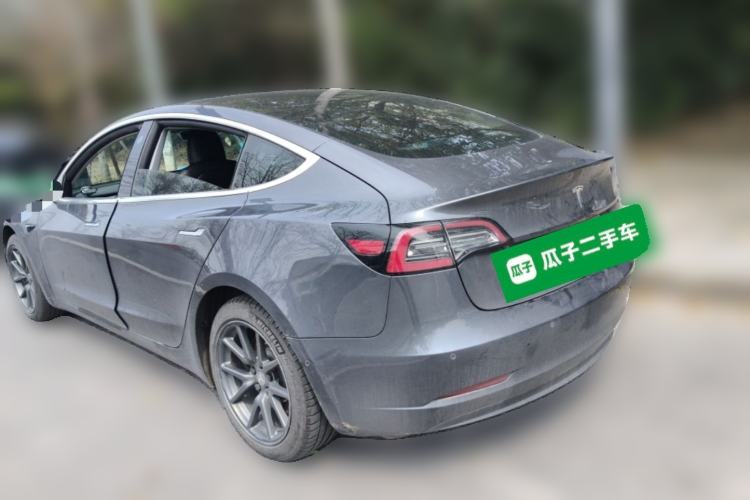 Used Tesla Model 3 2019 Standard Range Rear-Drive Upgraded Version Rear Left 45 Deg