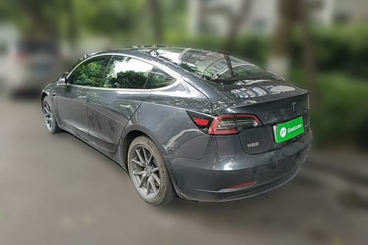 Used Tesla Model 3 2019 Standard Range Rear-Drive Upgraded Version Rear Left 45 Deg