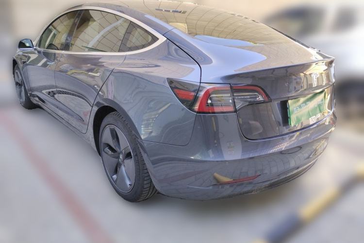 Used Tesla Model 3 2019 Long-Range Rear-Wheel-Drive Version Rear Left 45 Deg