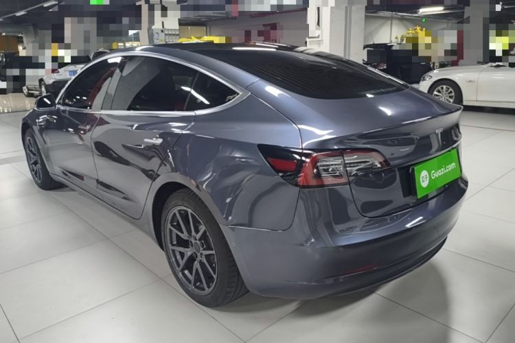 Used Tesla Model 3 2019 Standard Range Rear-Wheel Drive Upgraded Version (52 kWh) Rear Left 45 Deg