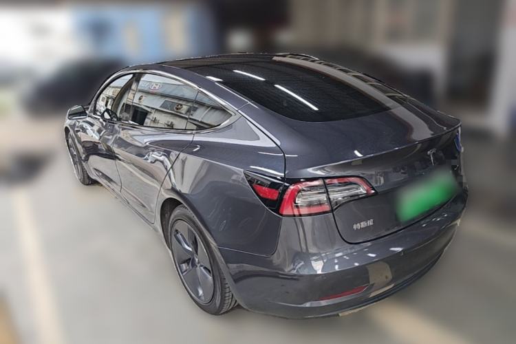 Used Tesla Model 3 2019 Standard Range Rear-Drive Upgraded Version Rear Left 45 Deg