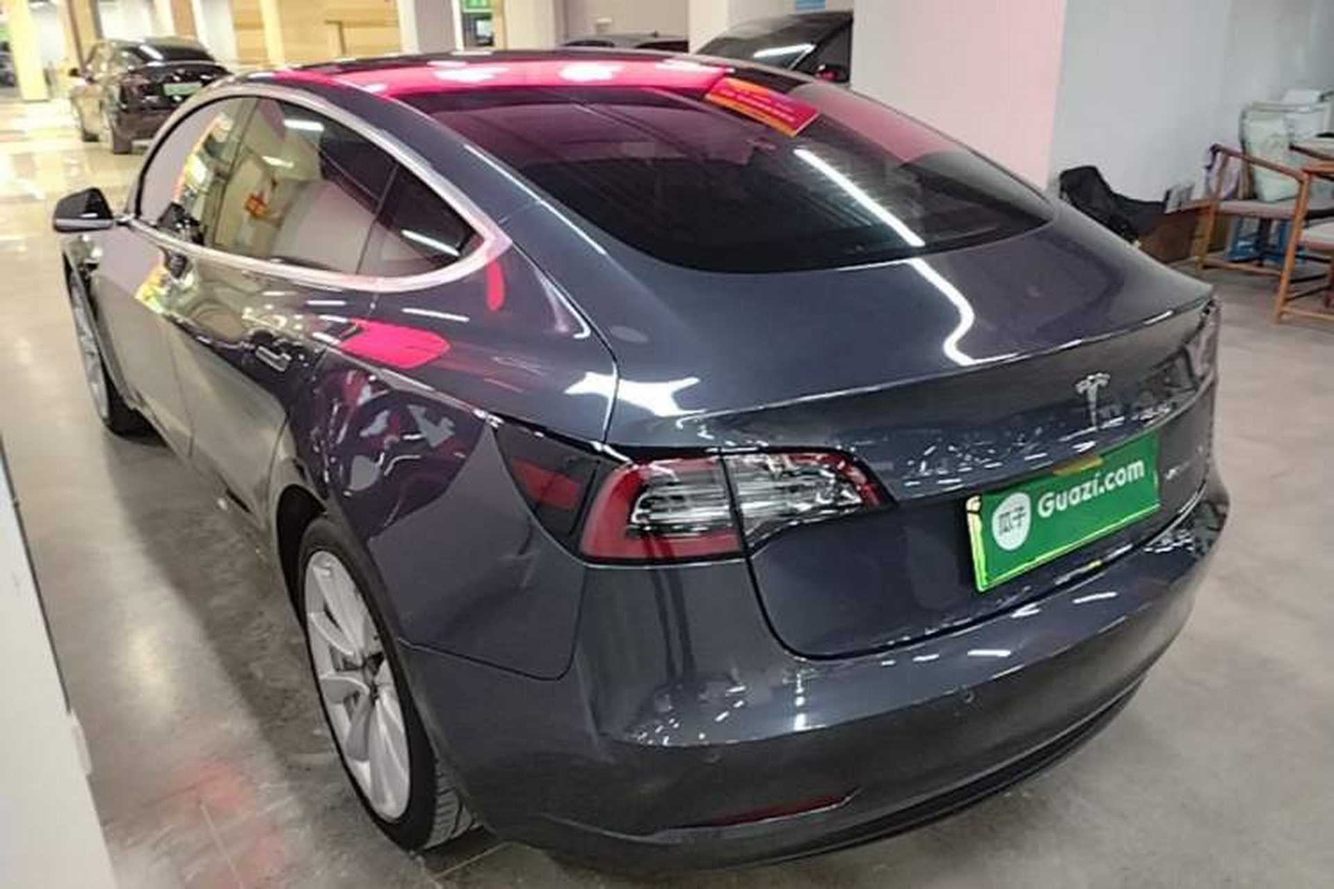 Used Tesla Model 3 2019 Standard Range Rear-Drive Upgraded Version Rear Left 45 Deg