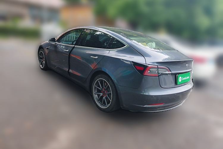Used Tesla Model 3 2019 Long-Range All-Wheel-Drive Version Rear Left 45 Deg
