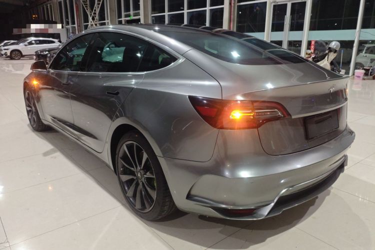 Used Tesla Model 3 2019 Standard Range Rear-Drive Upgraded Version Rear Left 45 Deg