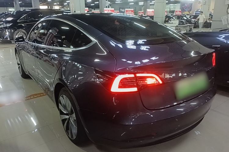 Used Tesla Model 3 2019 Standard Range Rear-Drive Upgraded Version Rear Left 45 Deg