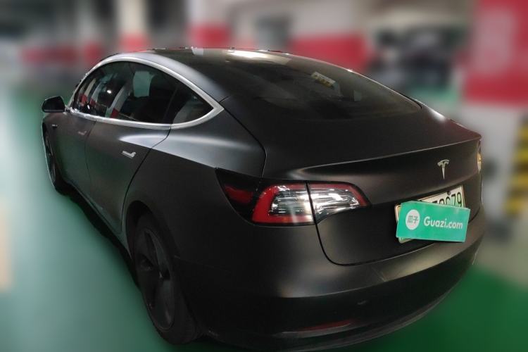 Used Tesla Model 3 2019 Long-Range All-Wheel-Drive Version Rear Left 45 Deg
