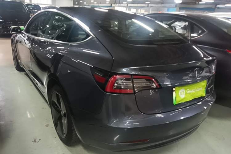 Used Tesla Model 3 2019 Long-Range All-Wheel-Drive Version Rear Left 45 Deg
