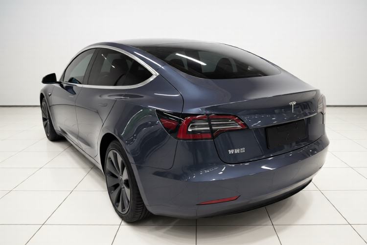 Used Tesla Model 3 2019 Standard Range Rear-Drive Upgraded Version Rear Left 45 Deg