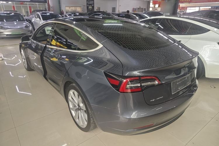 Used Tesla Model 3 2019 Long-Range All-Wheel-Drive Version Rear Left 45 Deg