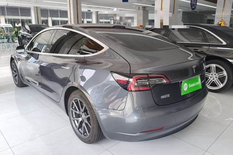 Used Tesla Model 3 2019 Standard Range Rear-Drive Upgraded Version Rear Left 45 Deg