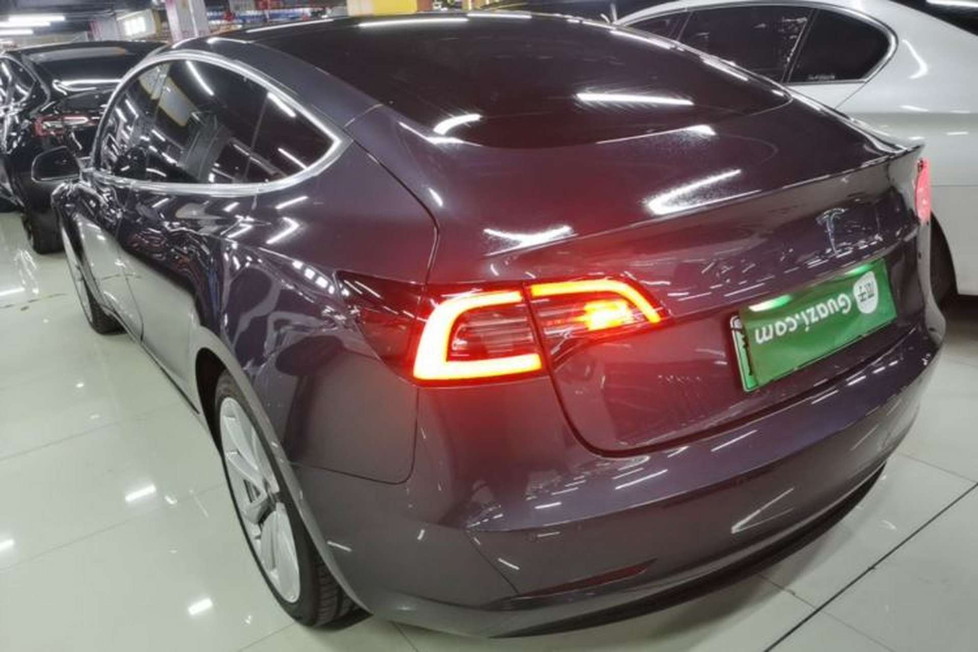 Used Tesla Model 3 2019 Standard Range Rear-Drive Upgraded Version Rear Left 45 Deg