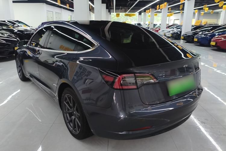 Used Tesla Model 3 2019 Long-Range Rear-Wheel-Drive Version Rear Left 45 Deg