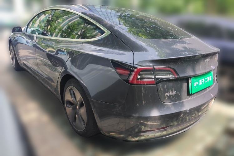 Used Tesla Model 3 2019 Standard Range Rear-Drive Upgraded Version Rear Left 45 Deg
