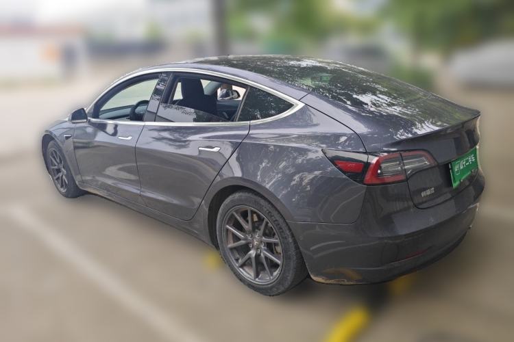 Used Tesla Model 3 2019 Standard Range Rear-Drive Upgraded Version Rear Left 45 Deg