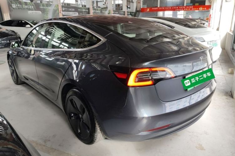 Used Tesla Model 3 2019 Long-Range All-Wheel-Drive Version Rear Left 45 Deg