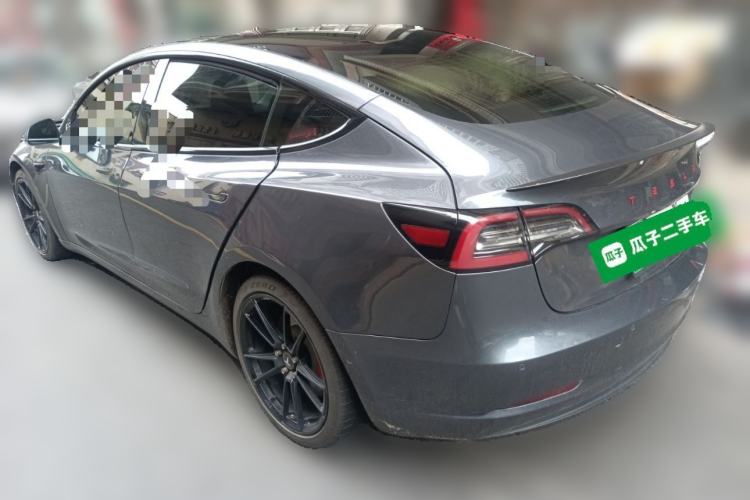 Used Tesla Model 3 2019 Performance High-Performance All-Wheel-Drive Version Rear Left 45 Deg