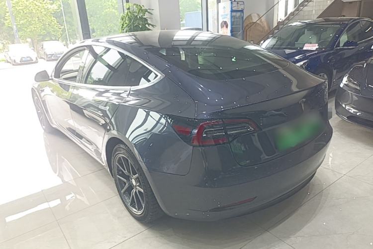 Used Tesla Model 3 2019 Long-Range Rear-Wheel-Drive Version Rear Left 45 Deg