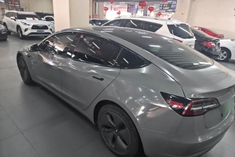Used Tesla Model 3 2019 Standard Range Rear-Drive Upgraded Version Rear Left 45 Deg