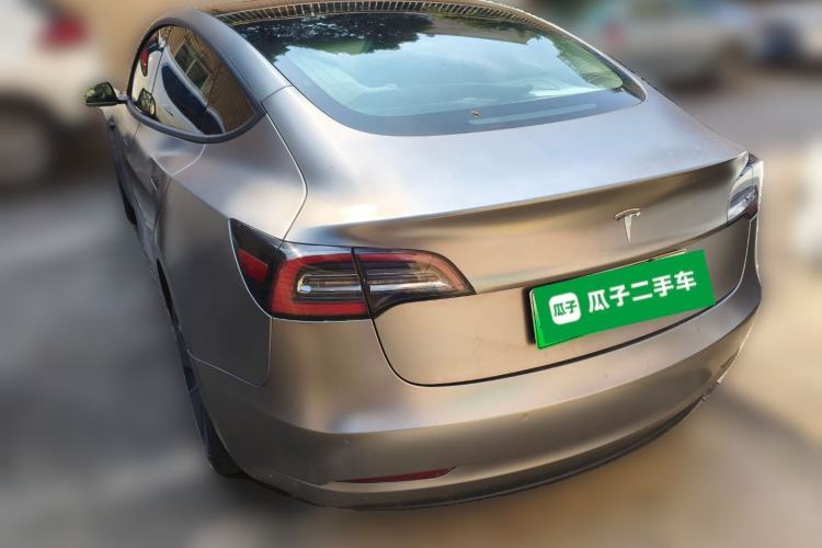 Used Tesla Model 3 2019 Long-Range Rear-Wheel-Drive Version Rear Left 45 Deg